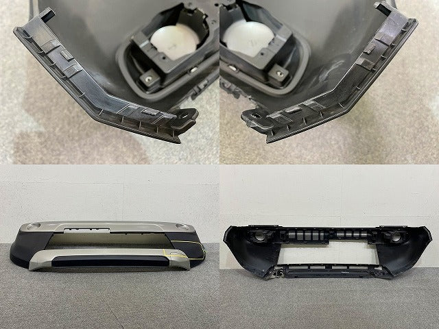 ハスラー MR31S/MR41S 純正 フロント バンパー Fバンパー 71711-65P0 スチールシルバーメタリック ブラック2トーン D1F スズキ(150376)