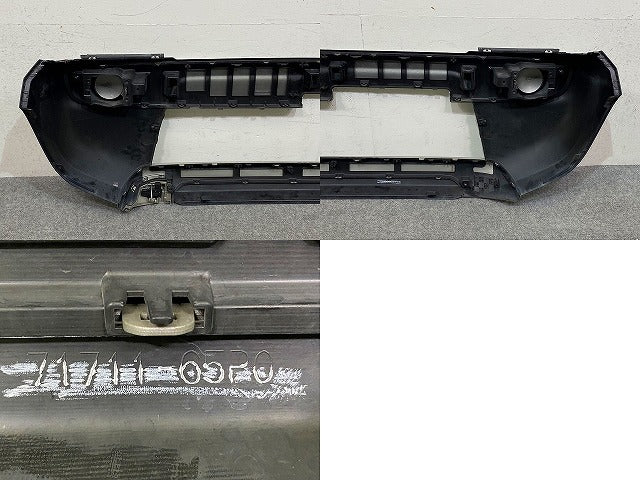 ハスラー MR31S/MR41S 純正 フロント バンパー Fバンパー 71711-65P0 スチールシルバーメタリック ブラック2トーン D1F スズキ(150376)