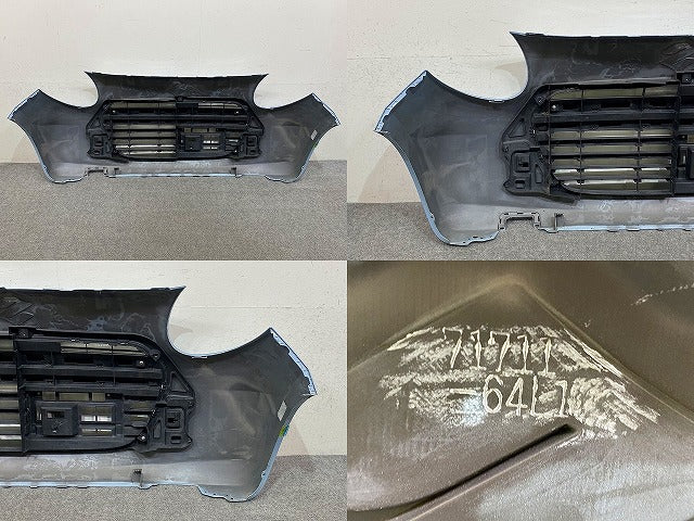 アルト エコ HA25S/HA35S 純正 フロント バンパー グリル付 Fバンパー 71711-64L1 エアブルーメタリック ZKS スズキ(150379)