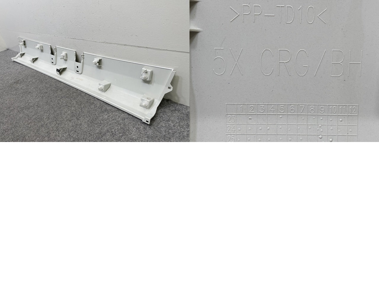 新車取り外し!エルフ/フォワード 純正 フロント バンパー 4/5X CRG/5X CRG/BH/4/5X CRG  1-86722179-0 ホワイト ソリッド いすゞ(150380)