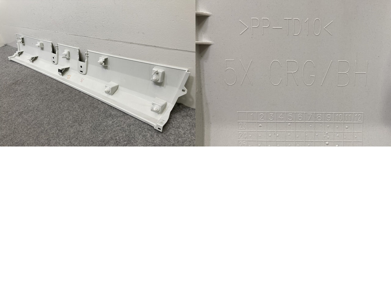 新車取り外し!エルフ/フォワード 純正 フロント バンパー 4/5X CRG/5X CRG/BH/4/5X CRG  1-86722179-0 ホワイト ソリッド いすゞ(150386)
