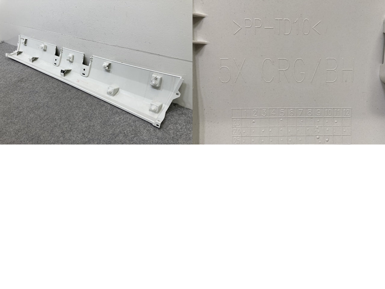 新車取り外し!エルフ/フォワード 純正 フロント バンパー 4/5X CRG/5X CRG/BH/4/5X CRG  1-86722179-0 ホワイト ソリッド いすゞ(150388)