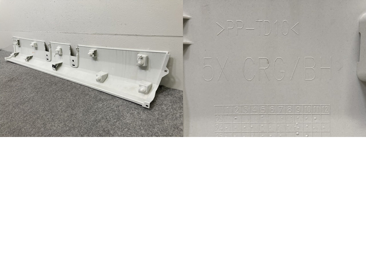 新車取り外し!エルフ/フォワード 純正 フロント バンパー 4/5X CRG/5X CRG/BH/4/5X CRG  1-86722179-0 ホワイト ソリッド いすゞ(150390)