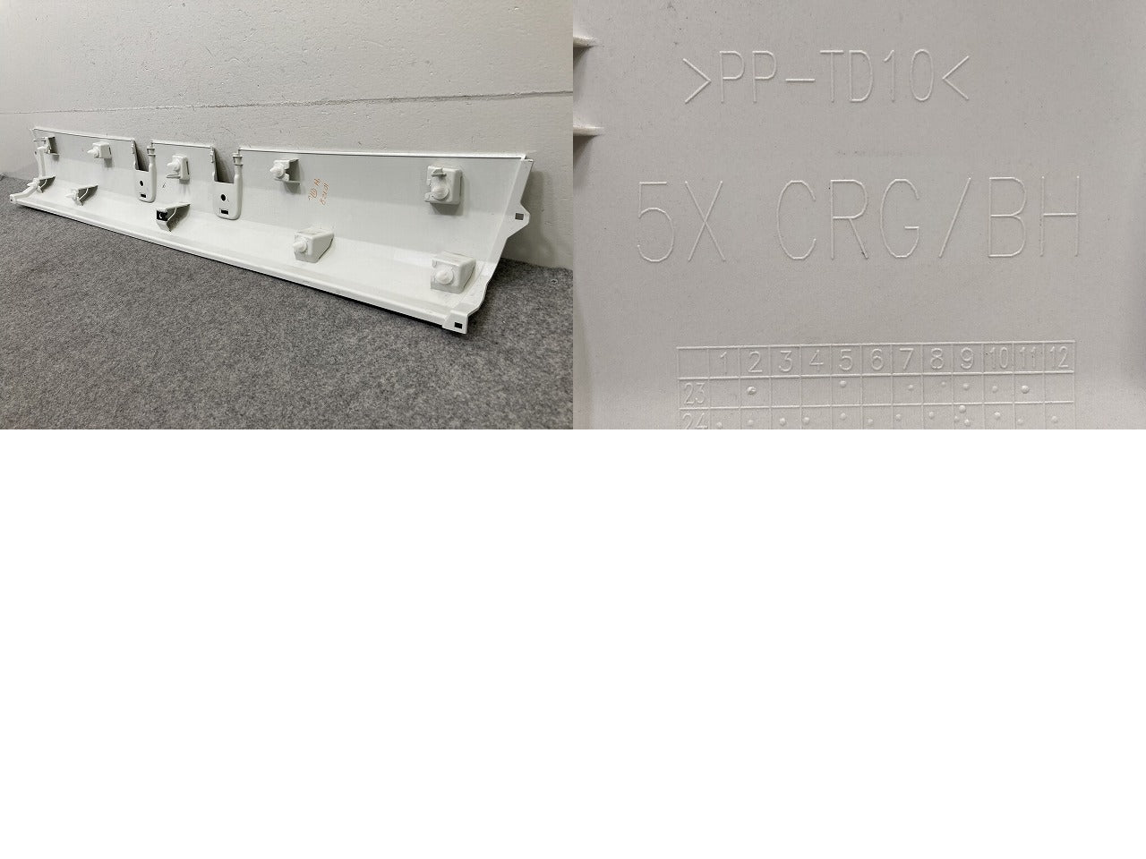 新車取り外し!エルフ/フォワード 純正 フロント バンパー 4/5X CRG/5X CRG/BH/4/5X CRG  1-86722179-0 ホワイト ソリッド いすゞ(150392)