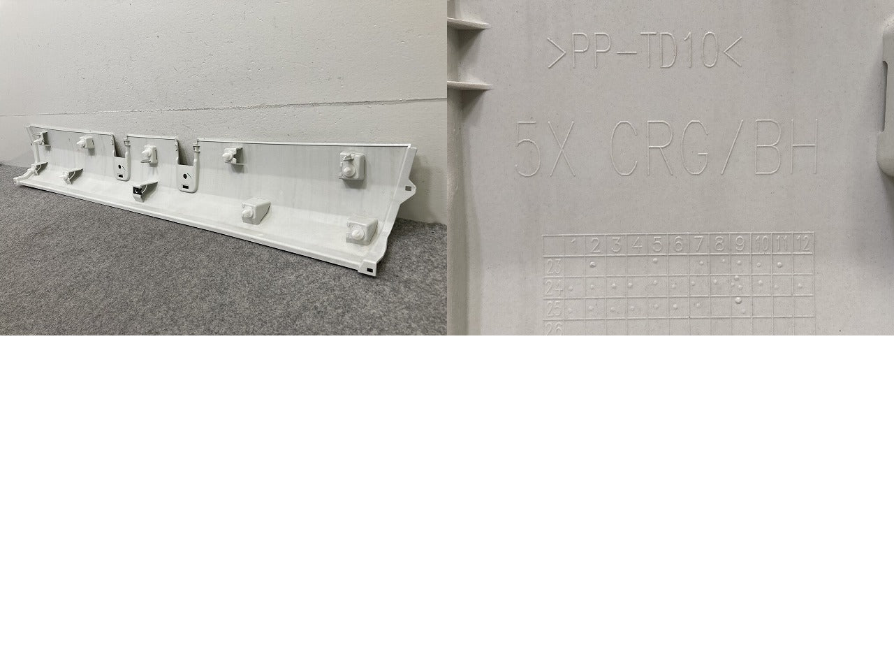 新車取り外し!エルフ/フォワード 純正 フロント バンパー 4/5X CRG/5X CRG/BH/4/5X CRG  1-86722179-0 ホワイト ソリッド いすゞ(150394)