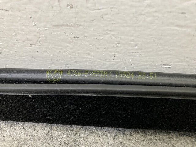 新品!アバルト 500/695 純正 左 フロント ドア ベルトモール 52093007 ブラック フィアット(150406)