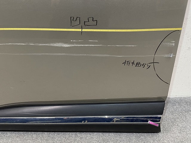 エクストレイル/X-TRAIL T33/SNT33 純正 左 フロント ドア サイドパネルバイザー付 LH シェルブロンド KAY 日産(150479)