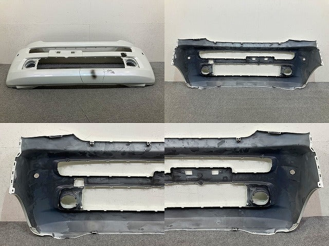 スペーシア MK94S/MK54S 純正 フロント バンパー Fバンパー 71711-53U0 ピュアホワイトパール ZVR スズキ(150501)