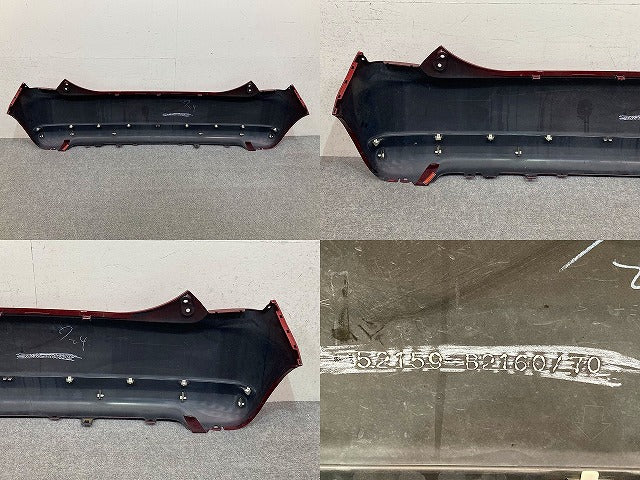 ミラ ジーノ L650S/L660S 純正 リア バンパー Rバンパー 52159-B2160/70 ルージュレッドクリスタルメタリック R45 ダイハツ(150510)