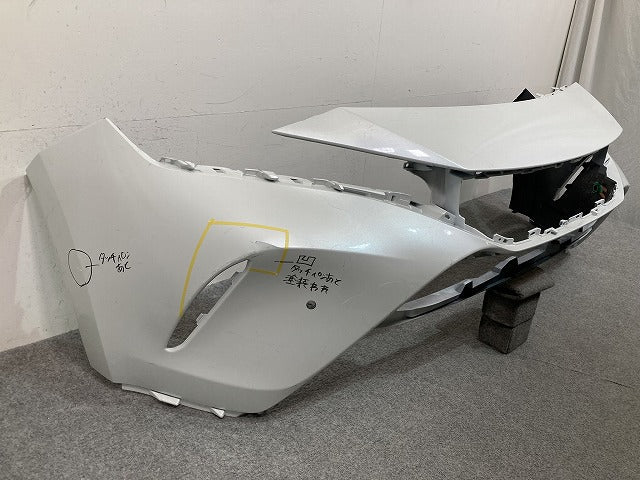 ハリアー 80系/MXUA80/MXUA85/AXUH80/AXUH85 PHEV/AXUP85 純正 フロント バンパー 52119-488301 プラチナホワイトパール 089(150531)
