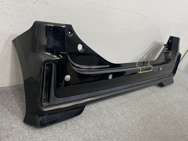 スペーシア カスタム MK53S 純正 リア バンパー Rバンパー 71811-79R5/79R6 ブルーイッシュブラックパール3 ZJ3 スズキ(150538)