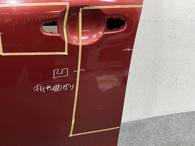 ジューク/JUKE F15/NF15/YF15 純正 左 フロント ドア バイザー付 LH ラディアントレッドパールメタリック NAH 日産(150547)