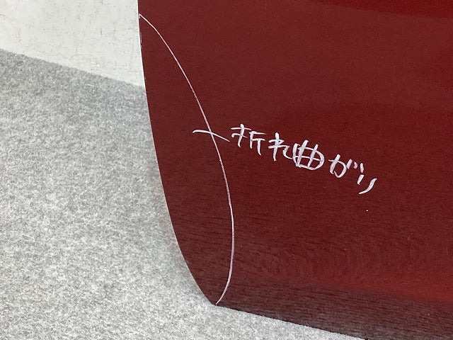 ジューク/JUKE F15/NF15/YF15 純正 左 フロント ドア バイザー付 LH ラディアントレッドパールメタリック NAH 日産(150547)