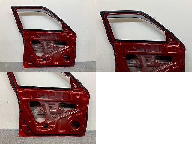 ジューク/JUKE F15/NF15/YF15 純正 左 フロント ドア バイザー付 LH ラディアントレッドパールメタリック NAH 日産(150547)