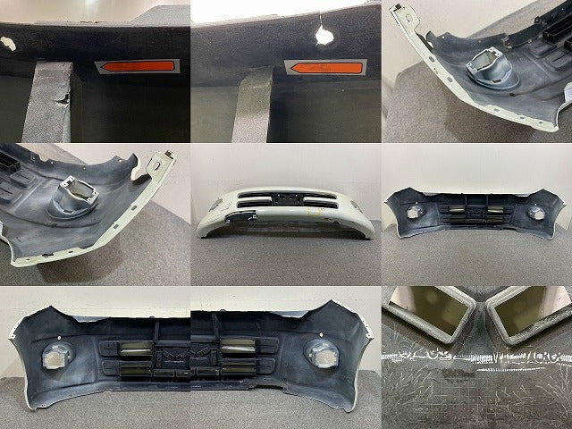 エルグランド ハイウェイスター E52/PE52/PNE52/TE52/TNE52 純正 後期 フロント バンパー 62022 WL700 ホワイトパール QAB 日産(150563)