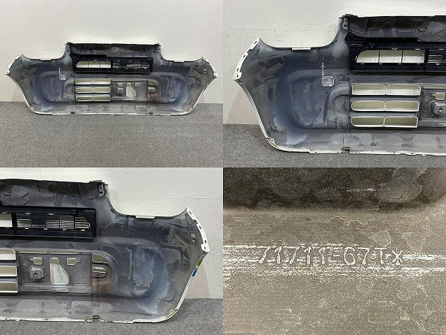 アルト HA37S/HA97S 純正 フロント バンパー グリル付 Fバンパー 71711-67T* スペリアホワイト 26U スズキ(150569)