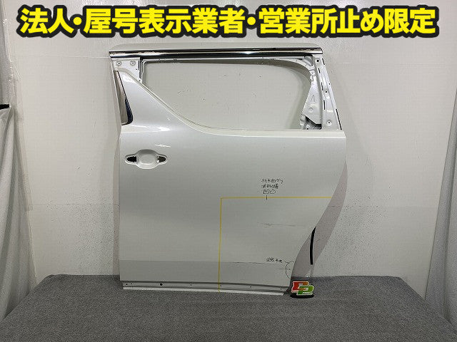 アルファード/ヴェルファイア 30系/AGH30W/AGH35W/GGH30W/GGH35W 純正 左 スライドドア ホワイト トヨタ(150595)