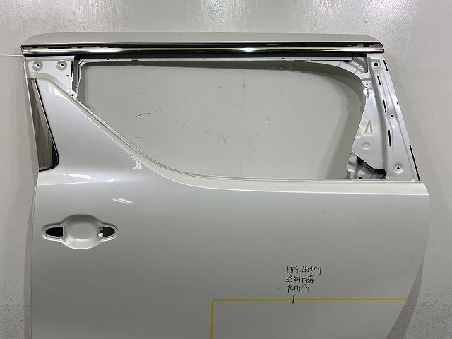アルファード/ヴェルファイア 30系/AGH30W/AGH35W/GGH30W/GGH35W 純正 左 スライドドア ホワイト トヨタ(150595)