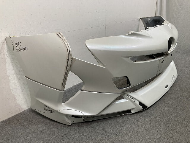 プリウス 50系/ZVW50/ZVW51/ZVW55 純正 前期 フロント バンパー スポイラー付 Fバンパー 52119-47700 ホワイトパール 070 トヨタ(150611)
