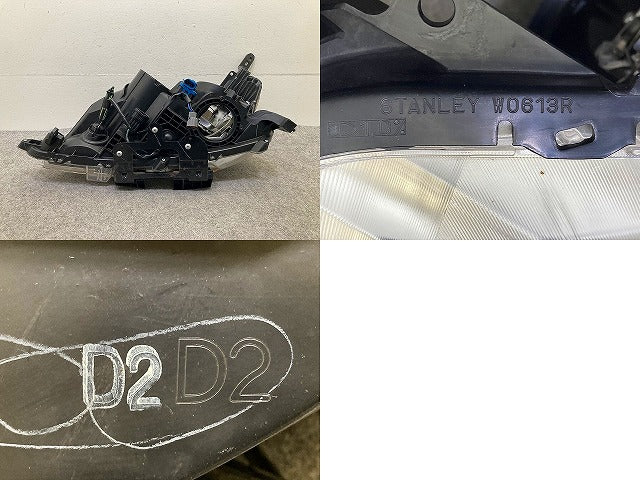 シルフィ/SYLPHY TB17/B17 純正 右 ヘッドライト/ランプ レベライザーキセノン HID AFS無 刻印D2 RH STANLEY W0613R 日産(150640)
