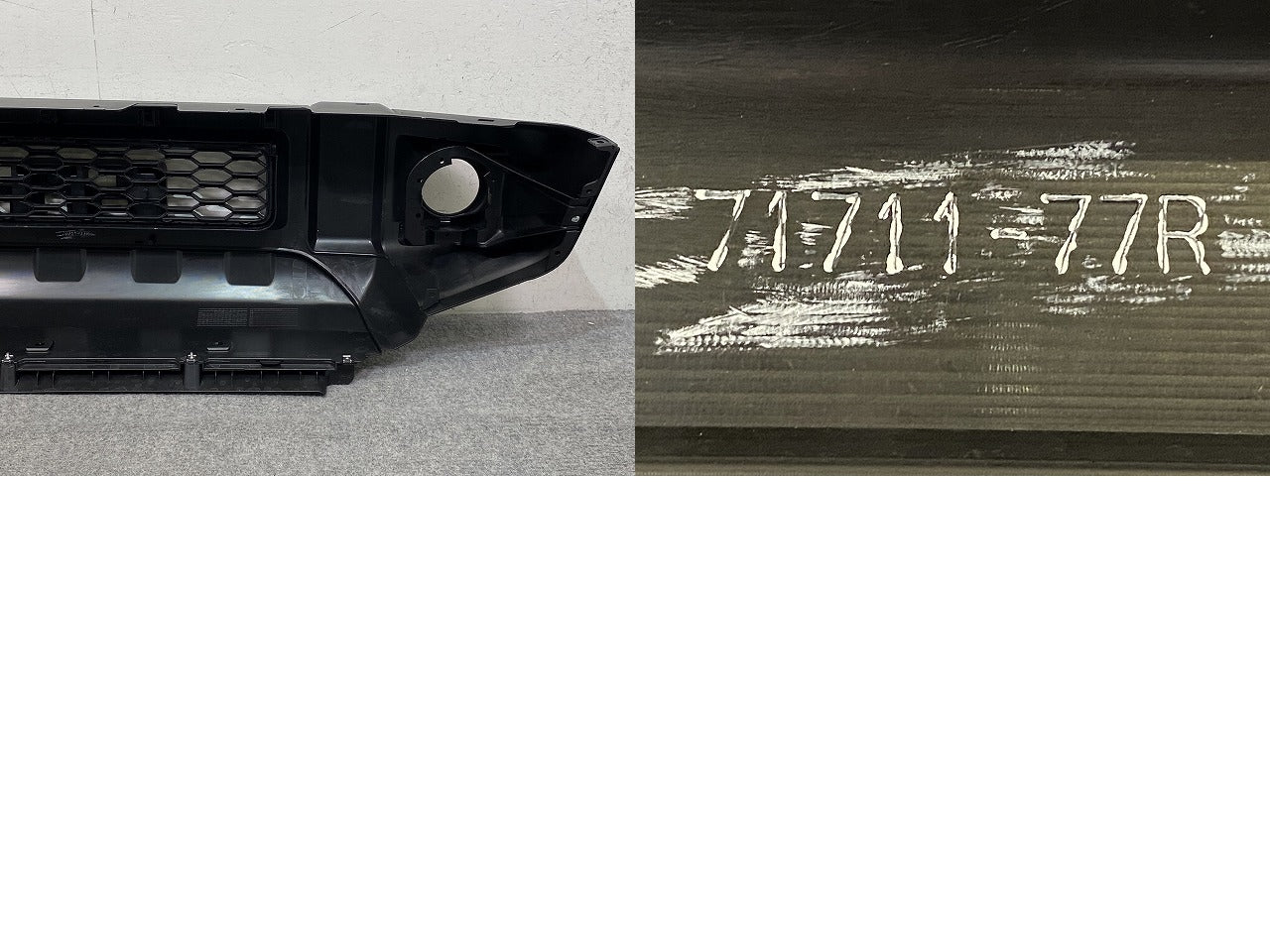 新車取り外し!ジムニー JB64W 純正 フロント バンパー ロアグリル付 Fバンパー 71711-77R 素地 スズキ(150659)
