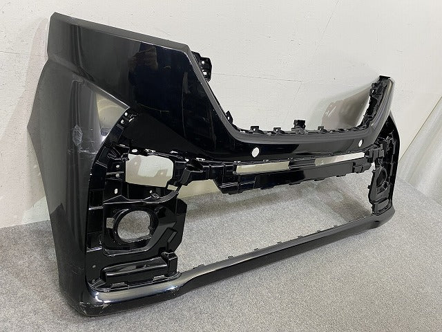 スペーシア カスタム MK54S/MK94S 純正 フロント バンパー Fバンパー 71711-53U5 ブルーイッシュブラックパール3 ZJ3 スズキ(150661)