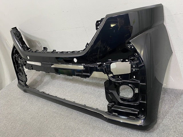スペーシア カスタム MK54S/MK94S 純正 フロント バンパー Fバンパー 71711-53U5 ブルーイッシュブラックパール3 ZJ3 スズキ(150661)