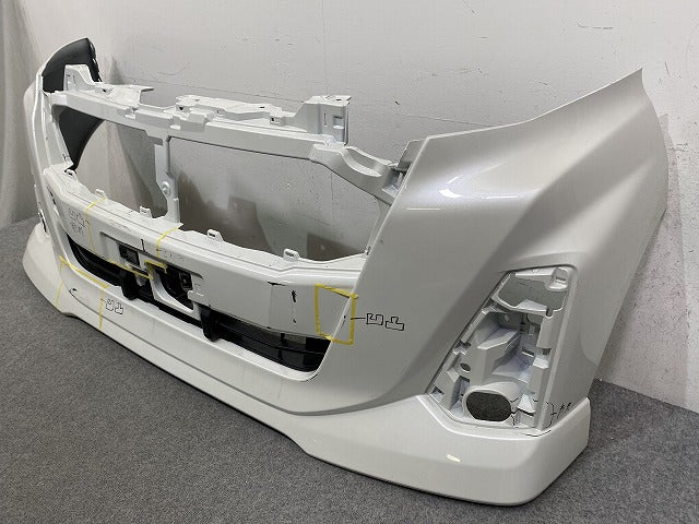 ルーミー/カスタム M900A/M910A 純正 フロント バンパー ロアグリル付 Fバンパー 52119-B1450 パールホワイトIII W24 トヨタ(150666)