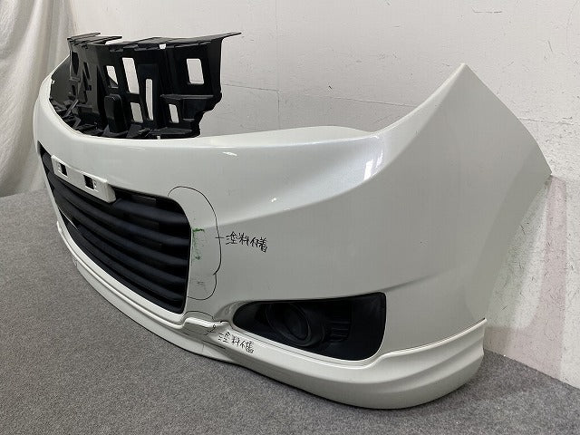ソリオ MA15S 純正 フロント バンパー スポイラーグリル付 Fバンパー 71711-54M71-Z7T パールホワイト Z7T スズキ(150675)