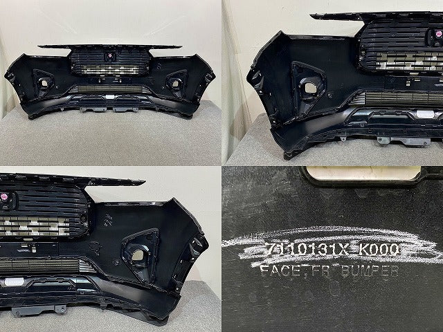 WR-V/WRV DG5 純正 フロント バンパー スポイラーグリル付 Fバンパー 7110131X K000 クリスタルブラックパール NH731P ホンダ(150679)