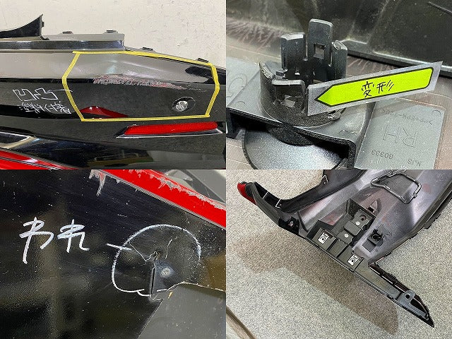 オーラ/AURA FE13/NISMO/ニスモ 純正 後期 リア バンパー リフレクター付 Rバンパー 85022 6XT0H スーパーブラック KH3 日産(150681)