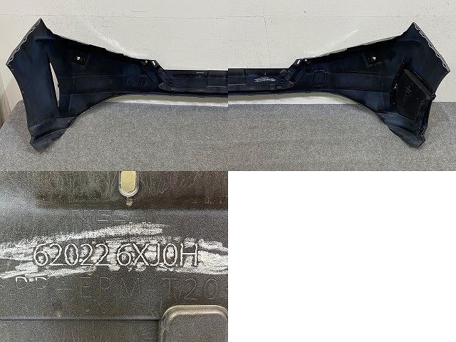 ノート/NOTE E13/SNE13 純正 前期 フロント バンパー Fバンパー 62022 6XJ0H ダークメタルグレーメタリック KAD 日産(150687)