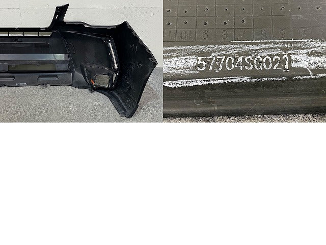 フォレスター SJ5/SJG 純正 後期 フロント バンパー Fバンパー 57704SG021 クリスタルブラックシリカ D4S スバル(150719)