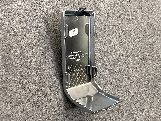 新品!Gクラス AMG W463A 純正 左 フロント バンパーカバー ガーニッシュ A4638851302/702 メッキ メルセデスベンツ(150768)