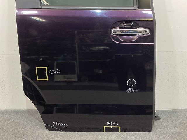 N-BOX/NBOX Nボックス JF1/JF2 純正 右 リア スライド ドア ガラスバイザー付 プレミアムベルベットパープルパール PB89P ホンダ(150819)