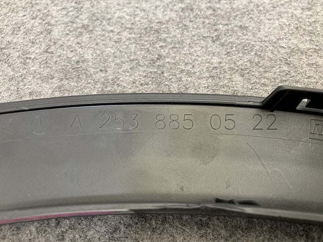 新品!GLCクラス X253 純正 左 フロント フェンダーアーチモール/オーバーフェンダー LH A 253 885 05 22 A2538850522 素地(150834)