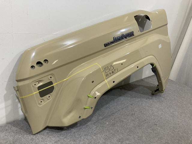 ランドクルーザー/ランクル GDJ76W 純正 左 フロント フェンダー LH 再販 ベージュ 4E9 トヨタ(150837)