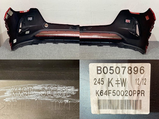 CX-60/CX60 KH5P/KH3P/KH3R3P 純正 フロント バンパー Fバンパー KR9P-50031 ソウルレッドクリスタルメタリック 46V マツダ(150844)