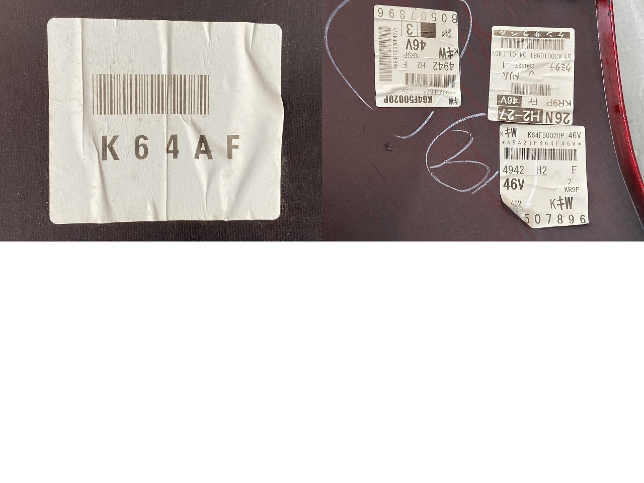 CX-60/CX60 KH5P/KH3P/KH3R3P 純正 フロント バンパー Fバンパー KR9P-50031 ソウルレッドクリスタルメタリック 46V マツダ(150844)