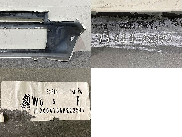 ワゴンR MH35S/MH55S 純正 フロント バンパー Fバンパー 71711-63R0 ピュアホワイトパール ZVR スズキ(150849)
