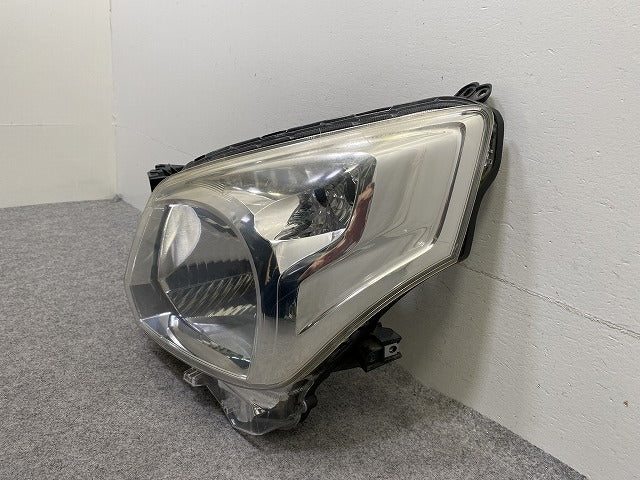 スペーシア MK32S/MK42S 純正 左 ヘッドライト/ランプ レベライザーハロゲン 刻印N0 LH ICHIKOH 1870 スズキ(150868)