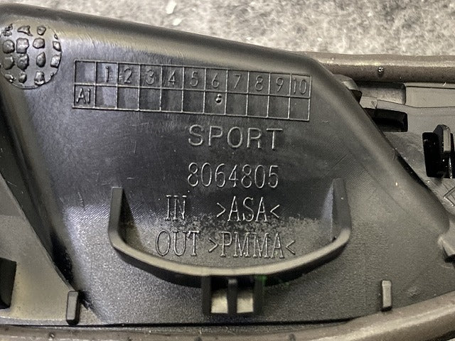 新品!X3/X4 G01/G02 純正 左 フロント フェンダー サイドフィニッシャー サイドグリル エアベントトリム 8064805-06 ブラック BMW(150876)