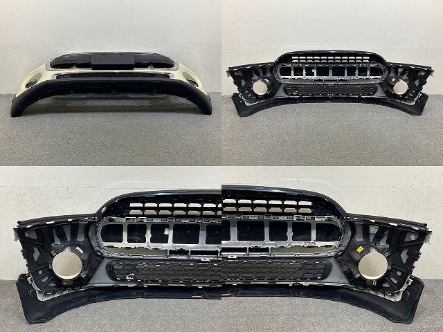 ミニ 3ドア(F56) クーパーS 純正 フロント バンパー グリル ガーニッシュ スポイラー付 114129-10 ペッパーホワイト 850 MINI(150896)