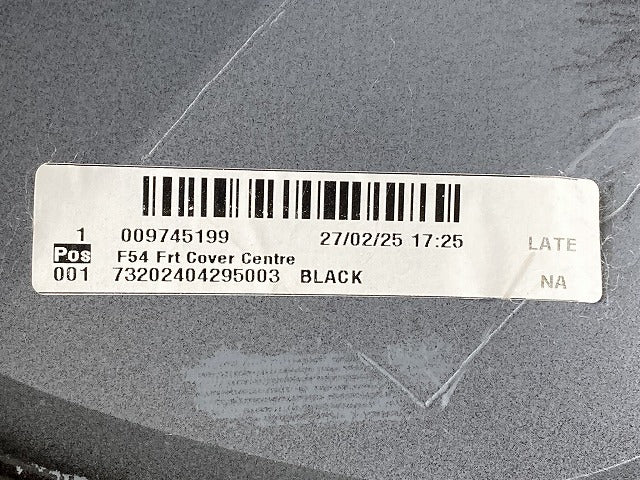 新品!ミニ クラブマン(F54) クーパー 純正 フロント バンパーモール センター 7376365 ブラック ソリッド MINI(150910)