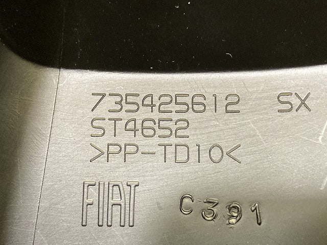 新品!500/500C 31212/31209 純正 左 フロント フォグカバー/フォグランプカバー 735425612 0735455037 68098842AA 素地 フィアット(150914)
