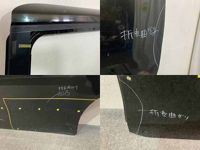 ヴォクシー/ノア 80系/ZRR80/ZRR85/ZWR80 純正 左 リア スライド ドア LH イナズマスパーキングブラックガラスフレーク 224 トヨタ(150927)