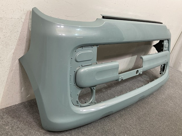 スペーシア/フレアワゴン MK53S/MM53S 純正 フロント バンパー Fバンパー 71711-79R0 オフブルーメタリック ZVW スズキ(150951)