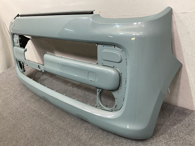スペーシア/フレアワゴン MK53S/MM53S 純正 フロント バンパー Fバンパー 71711-79R0 オフブルーメタリック ZVW スズキ(150951)