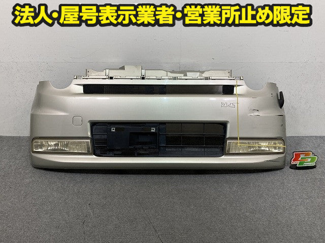 ムーヴ コンテ L575S/L585S 純正 フロント バンパー コーナーポール フォグ付 52119-B2800 シャンパンゴールド T23 ダイハツ(150957)