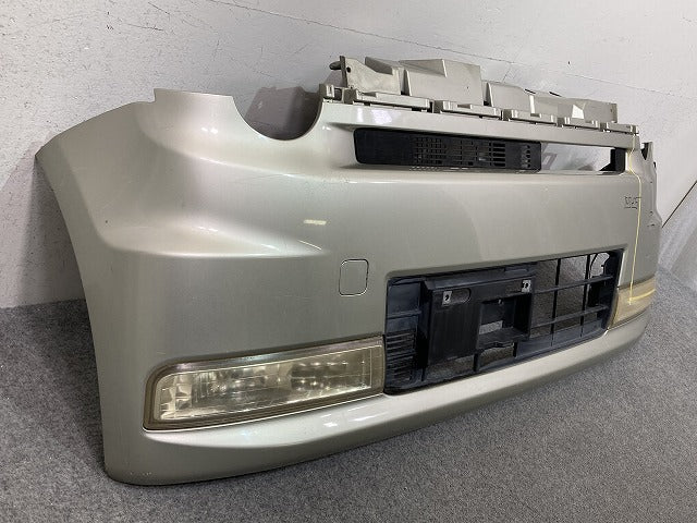 ムーヴ コンテ L575S/L585S 純正 フロント バンパー コーナーポール フォグ付 52119-B2800 シャンパンゴールド T23 ダイハツ(150957)